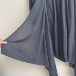 Lululemon Black Dark Grey Cashmere Blend Express Yourself Open Drape Cardigan Photo 7
