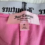 Juicy Couture NWOT Velour Velvet Fleece Bling Shorts Sleepwear MD Pink Spell Out Photo 5