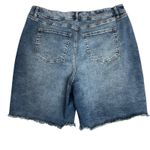 Lane Bryant  Signature Fit Mid Rise Boyfriend Bermuda Short Light Denim Size 16 Photo 4