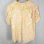 Ted Baker Frisis Frill Printed Short Sleeve Blouse Top Size 1 US 4 Photo 11