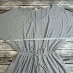 143 Story by Line Up Women's Romper M Med Medium Light Grey Gray Soft Ribbed Tie Photo 9