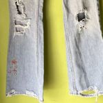Hollister Vintage Jeans Women's Denim Flared Bell Bootcut Colorful Flower Sz 7 Photo 2