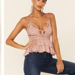 Free People NWT Adella Cami In Mauve Photo 3