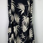 Tommy Bahama Skirt Womens Small Black 100% Silk Palm Pull On High Low Flowy Photo 1