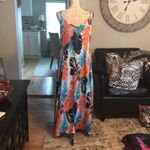 LAST CHANCE 💄 OURS Hawaiian print maxi dress, size Medium White Photo 2