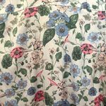 Soma  Intimates Blue Floral Pajama Top Sz S Button Up Long Sleeves Cottage Sleep Photo 3