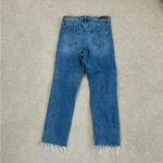 BLANK NYC  the Madison crop high rise cropped distressed blue jeans in size 30 Photo 3