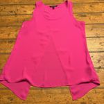 EXPRESS Neon Light Pink Small Dressy V Back Shirt Sexy Sleeveless Tank Photo 0