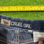 Cruel Girl Vintage Y2K Jeans Embroidery Low Rise Bootcut Denim Distressed Photo 6