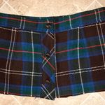 Vintage Micro Mini Plaid Skirt Small Blue Photo 4