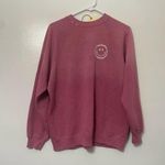 I Stole My Boyfriend’s Shirt Women’s California Smiley Sweatshirt | Size: M/L Pink Size M Photo 0