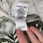 Joie  Palm Print Linen Blend Wide Leg Cropped Pant 4 Photo 5