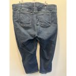 Torrid  Bombshell Skinny Crop Capri Size 24 Blue Jean Distressed EUC Photo 1