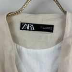 ZARA  Linen Blend Casual Jacket - Size - XS Photo 2