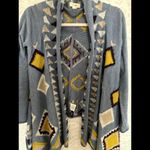 Anthropologie FALL CLEARANCE EUC Geo Pattern Wool Cardigan - Fiets Voor 2 Photo 2