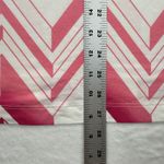 Le Tigre Sleeveless Golf Polo Shirt Pink Chevron Print Athletic XL Photo 2