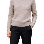 Lululemon Pink Gray Cotton Blend Crewneck Sweater XS Photo 0