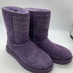 UGG  PURPLE ULTRA SOFT CLASSIC SHORT BLING BOOTS Photo 10