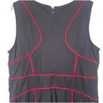 Eshakti ‎ Dress 18W Black Red Embellished Midi Retro Mod Rockabilly Fit Flare Photo 4