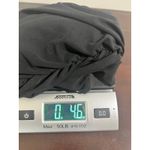 Sheer Mesh Long Sleeve Mock Neck Bodycon Midi Dress Black Ruched Thumbholes Size M Photo 11