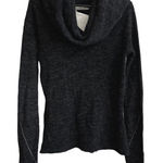 NOSTRASANTISSIMA Charcoal Grey Cowl Neck Long Sleeve Knit Sweater Sz 42 US M Black Size M Photo 0