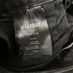 Weekday  Skinny Jeans 26x32 Black High Rise Modern Minimalist Streetwear Photo 6