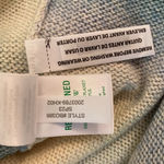 J.Crew (2023) Cotton Crew Neck L/S Ombré Stripe Cream Green Blue CreamSweater XS Photo 6