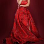Portia & Scarlet 2 pc Gown Red Photo 2