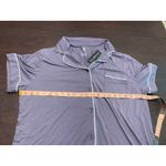 NWT Kindred Bravely Clea Short Sleeve Bamboo Sleep‎ Top Button Up Pocket Size 1X Gray Photo 3