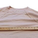 Aerie Areie Size Medium M Light Pink Raw Hem Sweatshirt Long Sleeve Top Casual Comfy Photo 3