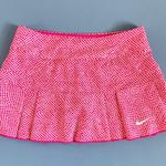 Nike Dri-Fit Pleated Pink & White Tennis Skort Photo 0