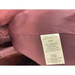 Theory Kanya Galatia Burgundy Wine Lamb Suede Drape Front Crop Jacket Size P Photo 4