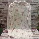 Ralph Lauren Floral Button Down sleep Shirt - White and Pink size XL Photo 8