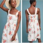 Anthropologie Meadow Rue Floral Ingalls Tie-Waist Dress Size 6 Summer Sun Dress Photo 1