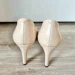 Max Mara Nude Leather Open Toe Heels EU Size 39 Photo 8