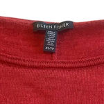 Eileen Fisher Red Orange Pullover Sweater Long Length Merino Wool Size XS Womens Photo 10