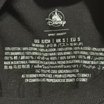 Disney  spirit jersey sz small black long sleeve white raised lettering pullover Photo 6