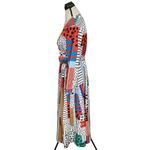 SheIn Womens Dress Sz Small Maxi Wrap Polka Dots Retro Y2k 90s 70's Inspired Photo 2