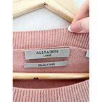 ALLSAINTS  Tara Jumper Sweater Large Cashmere Wool Sweater Boatneck Slouchy Pink Photo 1