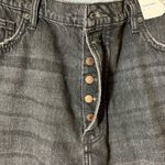 Arizona Jeans Arizona Jean Shorts Womens Juniors Size 21 Black Distressed Hi-Rise Raw Hem NWT Photo 2