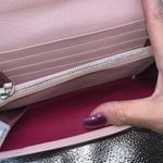 BVLGARI  Clip Closure Long‎ Blush Leather Wallet Photo 6