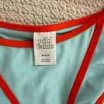 Never worn bikini set color block Blue Photo 3