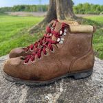 VTG Vasque Vibram Suede Old School Hiking Boots Men’s 8.5/Women’s 10 Brown Photo 1
