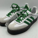 Adidas Sambae W 'White Green Gum' Casual Platform Shoes / IE9105 / Women's 9 Photo 0