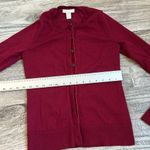 Banana Republic Women's  red Merino Extra Fine Wool Cardigan Sweater Size XS #54 Photo 11