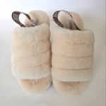 UGG   Australia Fluff Yeah Slide Sandals Size 6 Natural Photo 7