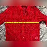 Alfred Dunner Buttonup Red Anchor Shirt Medium Photo 6