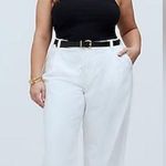 Madewell NWT The Harlow Wide-Leg Jean in Tile White: Airy Denim Edition Size 33 Photo 0
