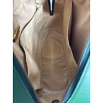 Vintage Retro Foxey Green leather bag 2 top handles zip around closure Photo 11