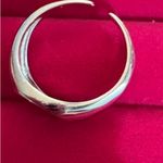 Boutique Unisex White Gold Plated S925 Diamond Signet Sun Ring, Adjustable Photo 6